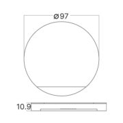 VGRADNA LED SVETILKA STEP 2W 3000K DO 6000K (GRE V STANDARDNO DOZO) V TREH BARVAH VGRADNA LED SVETILKA STEP 2W 3000K DO 6000K (GRE V STANDARDNO DOZO) V TREH BARVAH