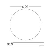 VGRADNA LED SVETILKA STEP 2W 3000K DO 6000K (GRE V STANDARDNO DOZO) V TREH BARVAH VGRADNA LED SVETILKA STEP 2W 3000K DO 6000K (GRE V STANDARDNO DOZO) V TREH BARVAH