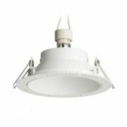 VGRADNA SVETILKA BREZ OKVIRJA IPSO fi 125 mm GU10 IP65 BELA ALI ČRNA