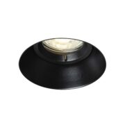 VGRADNA SVETILKA BREZ OKVIRJA IPSO fi 125 mm GU10 IP65 BELA ALI ČRNA