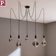 VISEČA SVETILKA KETIL E27 5X60W