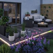 SOLARNI LED TRAK 5 METROV 2,8W 3000K IP44 Z DALJINSKIM UPRAVLJANJEM