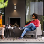 ZATEMNILNA STENSKA LED SVETILKA BUXUS 2X4,5W 2700K IP44