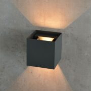 ZUNANJA STENSKA LED SVETILKA QUBE 7,2W 3000K DO 6000K IP65