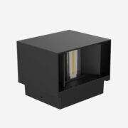 ZUNANJA STENSKA LED SVETILKA LYRA 10W IP65 V BELA ALI ČRNA