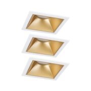 VGRADNA ZATEMNILNA LED SVETILKA COLE 88X88 mm SET 3X6W 2700K IP44 V ŠTIRIH BARVAH VGRADNA ZATEMNILNA LED SVETILKA COLE 88X88 mm SET 3X6W 2700K IP44 V ŠTIRIH BARVAH