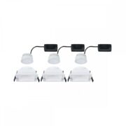 VGRADNA ZATEMNILNA LED SVETILKA COLE 88X88 mm SET 3X6W 2700K IP44 V ŠTIRIH BARVAH VGRADNA ZATEMNILNA LED SVETILKA COLE 88X88 mm SET 3X6W 2700K IP44 V ŠTIRIH BARVAH