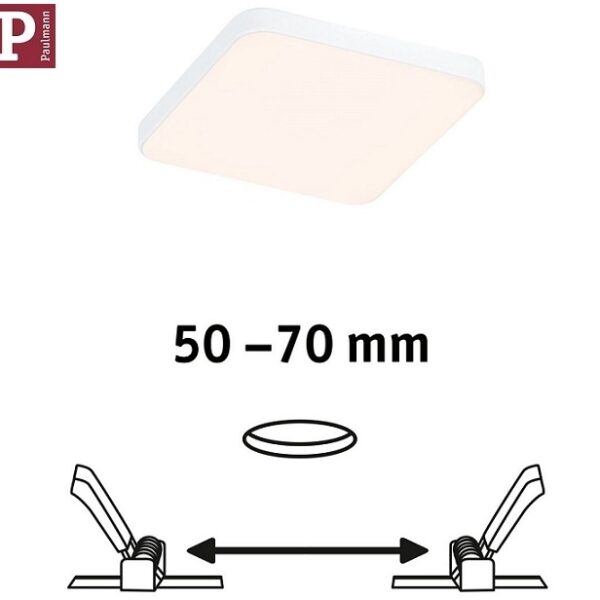 ZATEMNILNA VGRADNA LED SVETILKA VERUNA VARIFIT EDGE 90X90 mm 6W 3000K IP44