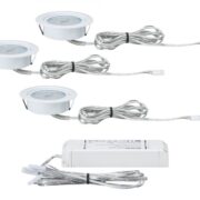 VGRADNI SET FURNITURE DOWNLIGHT fi 65 mm 3X4,5W V DVEH BARVAH