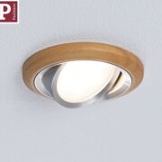 VGRADNA LED SVETILKA OILED OAK COLOUR TONE fi 84 mm SET 3X6W 2700K V DVEH BARVAH