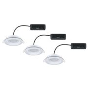 ZATEMNILNA VGRADNA LED SVETILKA SORMUS fi 100 mm SET 3X4,8+1,5W 3000K IP65 V TREH BARVAH