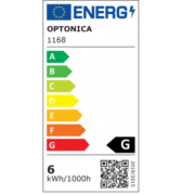 GU5,3/MR16 LED SIJALKA 6W COB 50° 3000K, 4000K ALI 6000K