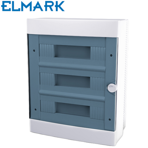 nadometna-plastična-elektro-omarica-trovrstna-šestintrideset-mest-ip40-bela