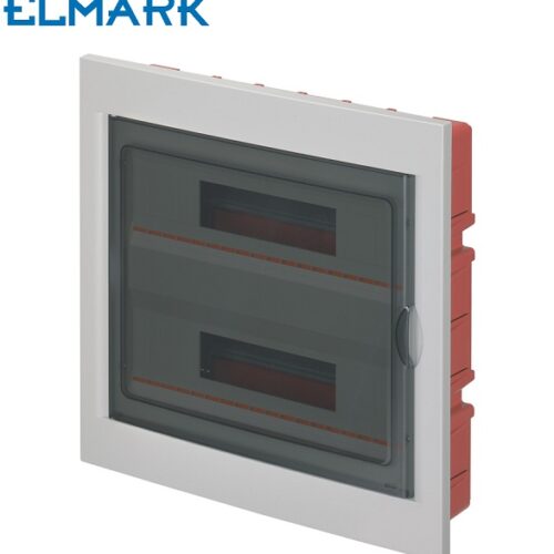 PODOMETNA RAZDELILNA ELEKTRO OMARICA 630 SERIJA DVOVRSTNA 36 MEST IP40 BELA ALI ČRNA