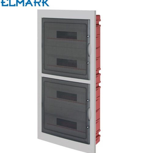 PODOMETNA RAZDELILNA ELEKTRO OMARICA 630 SERIJA ŠTIRIVRSTNA 72 MEST IP40 BELA ALI ČRNA