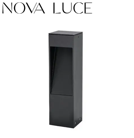 led-stebriček-za-vrt-ip65-črni-300-mm