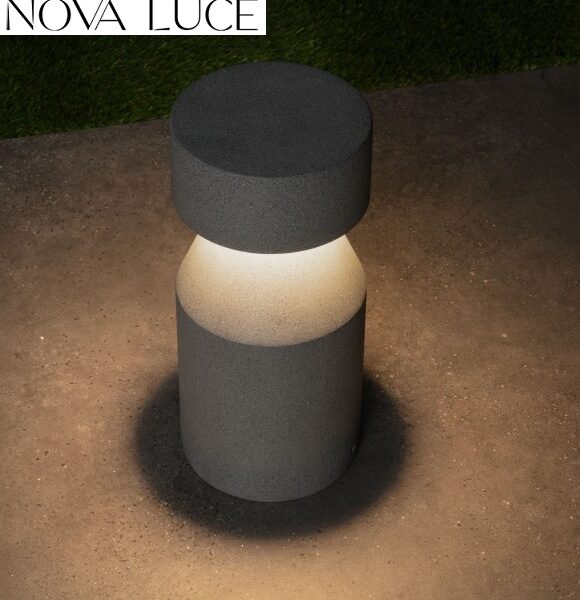 VRTNI LED STEBRIČEK IZ BETONA LUA 355 mm 12W 3000K IP65