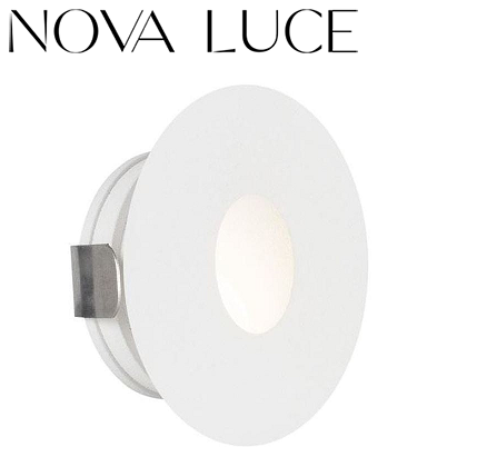 zunanja-vgradna-stopniščna-led-svetilka-12v-1w-3000k-ip54-kokrogla-bela-nova-luce