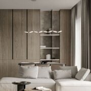 ZATEMNILNA VISEČA LED SVETILKA VEA 1300 mm 47W 3000K