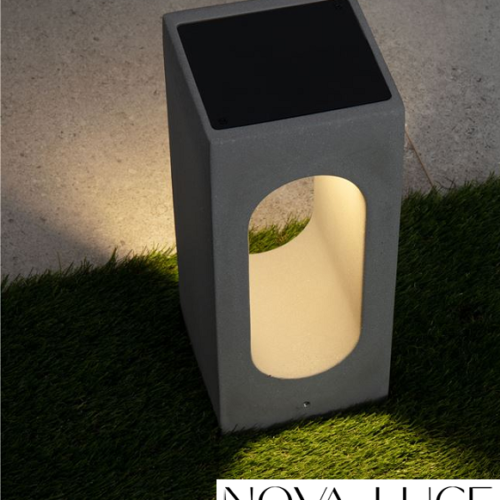 led-stebriček-iz-betona-talni-vrtni-ip65-sivi-350-mm