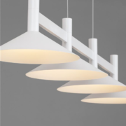 ZATEMNILNA VISEČA LED SVETILKA POETIC 1500 mm 21W 3000K BELA ALI ČRNA