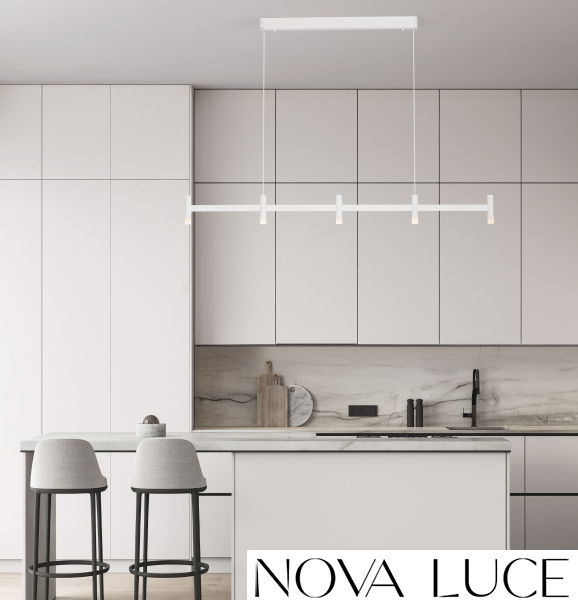 ZATEMNILNA VISEČA LED SVETILKA POETIC 1100 mm 17W 3000K BELA ALI ČRNA