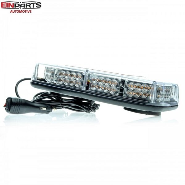 OPOZORILNA UTRIPAJOČA ORANŽNA LED SVETILKA EPBL19 50W 12/24V 10 FUNKCIJ