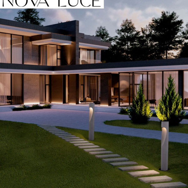 VRTNI LED STEBRIČEK IZ BETONA NODINO 750 mm 6W 3000K IP65