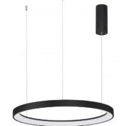 ZATEMNILNA VISEČA LED SVETILKA PERTTINO fi 600 mm 48W 3000K BELA ALI ČRNA