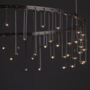 ZATEMNILNA VISEČA LED SVETILKA STELLAR  fi 800 mm 30W 3000K