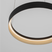 ZATEMNILNA VISEČA LED SVETILKA LUMIA fi 500 mm 39W 2700K DO 4000K BELA ALI ČRNA