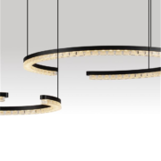 ZATEMNILNA VISEČA LED SVETILKA GLEAMY 930 mm 49W 3000K BELA ALI ČRNA