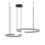 ZATEMNILNA VISEČA LED SVETILKA GLEAMY 930 mm 49W 3000K BELA ALI ČRNA