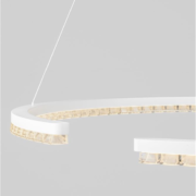 ZATEMNILNA VISEČA LED SVETILKA GLEAMY 930 mm 49W 3000K BELA ALI ČRNA