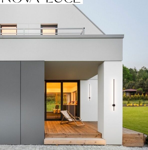 STENSKA LED SVETILKA RIDGE 970 mm 19W 3000K IP65 BELA ALI ČRNA