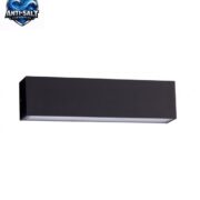 ZUNANJA STENSKA LED SVETILKA FLORA 230 mm 10W 3000K IP54 BELA ALI ČRNA