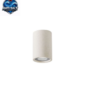 ZUNANJA STROPNA SVETILKA IZ BETONA PAR fi 90 mm GU10 IP65 BELA ALI ČRNA