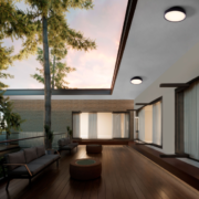 ZUNANJA LED SVETILKA SKY fi 300 mm 15W 3000K IP65