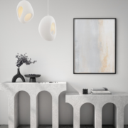 VISEČA SVETILKA TEMPUS E27 BELA ALI RJAVA