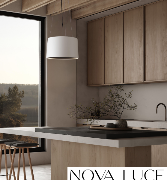 VISEČA LED SVETILKA ATIL fi 350 mm 24W 3000K BELA ALI ČRNA