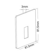 VGRADNA LED SVETILKA VEKSUS 3W 3000K DO 6500K IP65 (GRE V STANDARDNO DOZO) BELA ALI ČRNA
