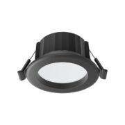 VGRADNA LED SVETILKA DOWNLIGHT fi 90 mm 9W 3000K DO 6500K IP54 BELA ALI ČRNA