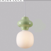 VISEČA KERAMIČNA SVETILKA CLIO fi 180 mm E27 V ŠTIRIH BARVAH