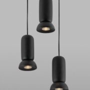 VISEČA KERAMIČNA SVETILKA PARLO fi 330 mm 3XGU10