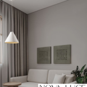 VISEČA SVETILKA IZ PAPIRJA JOELLE fi 450 mm E27 V TREH BARVAH