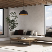 VISEČA SVETILKA IZ PAPIRJA TALCUM fi 420 mm E27