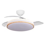 STROPNI VENTILATOR Z LED SVETILKO 1060 mm 30W 3000K DO 6500K Z DALJINSKIM UPRAVLJANJEM V DVEH BARVAH STROPNI VENTILATOR Z LED SVETILKO 1060 mm 30W 3000K DO 6500K Z DALJINSKIM UPRAVLJANJEM V DVEH BARVAH