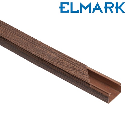 kabelski-nik-kanal-2-metra-plastični-rjavi-hrast-25x16-mm