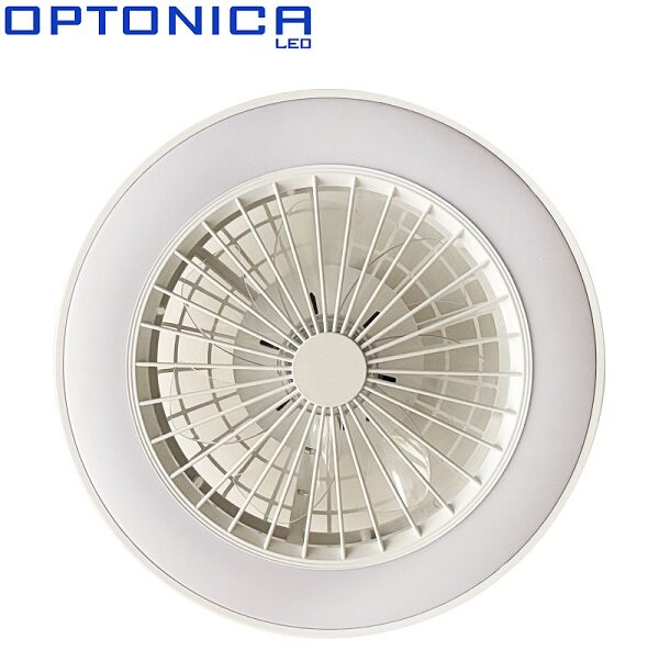 STROPNI VENTILATOR Z LED SVETILKO 500 mm 36W 3000K DO 6500K Z DALJINSKIM UPRAVLJANJEM V DVEH BARVAH