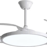 STROPNI VENTILATOR Z LED SVETILKO 1067 mm 36W 3000K DO 6500K V DVEH BARVAH Z DALJINSKIM UPRAVLJANJEM